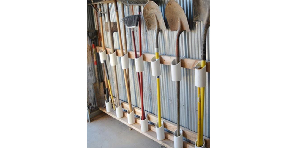 PVC used in storage.