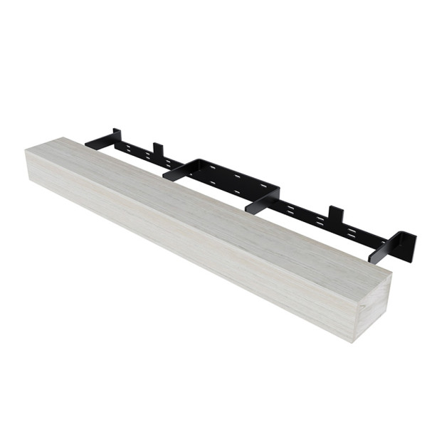 Floating Fireplace Mantel Kit  - 48 x 8 x 8 - Arctic Groovz