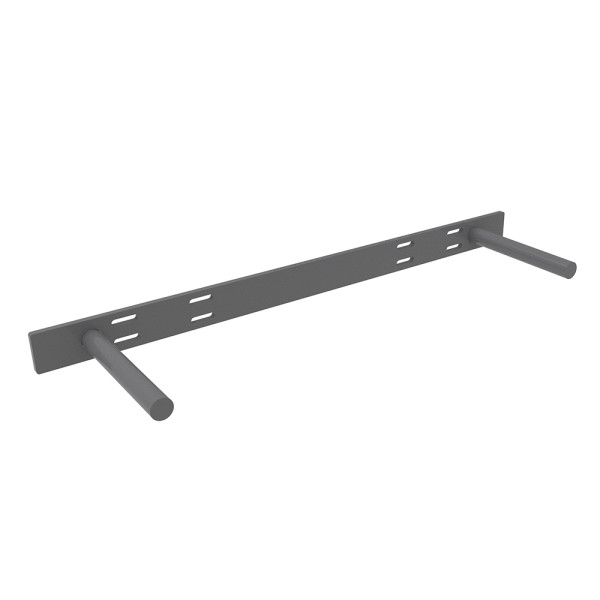 Floating Shelf Support Rod Bracket - 6 x 22.5 x 1.5 - Steel