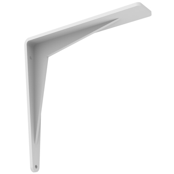 Chevron Countertop Support Bracket - 18x2x18 - Flat White