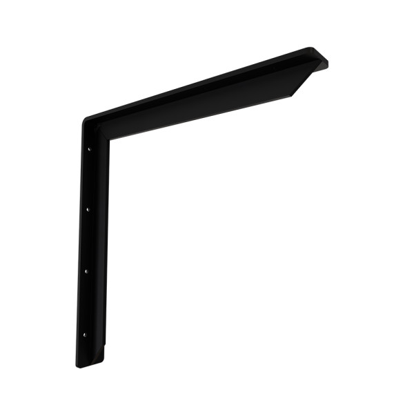 Rivera Bench Support Bracket - 16" x 2" x 16" - Black