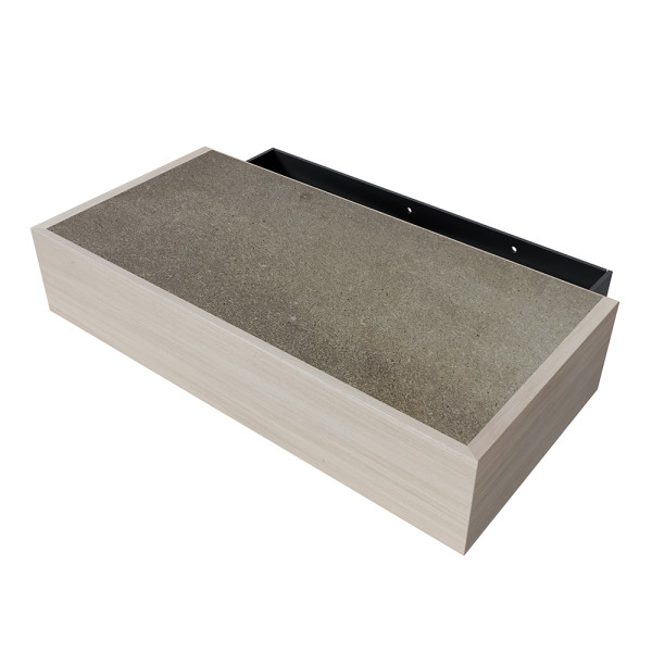 Floating Tactical Concealment Shelf - 13.75x7.25x2.5 - Paint Grade