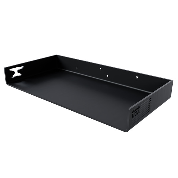Floating Tactical Concealment Shelf Bracket - 6x12x1.5 - Black