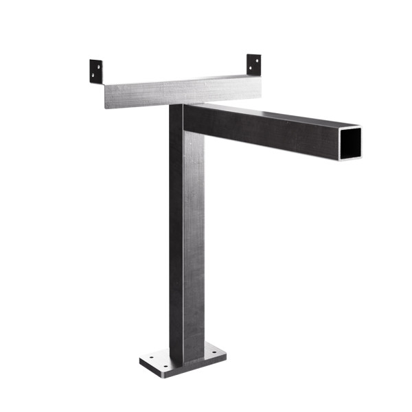 Americus Floating Bench Bracket - 17.5"x6"x18.25"- Steel