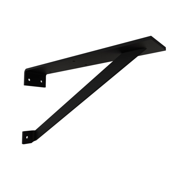 Archer Bench Support Bracket - 16 x 3 x 9 - Black