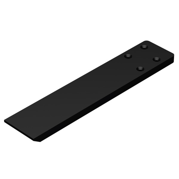 Liberty XL Hidden Countertop Support Bracket - 20x2.5x0.5 - Black