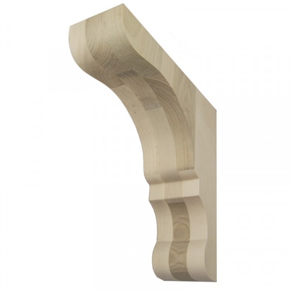 Lexington Overhang Wood Corbel - 10x3x10 - Maple with Corbel Mounting System