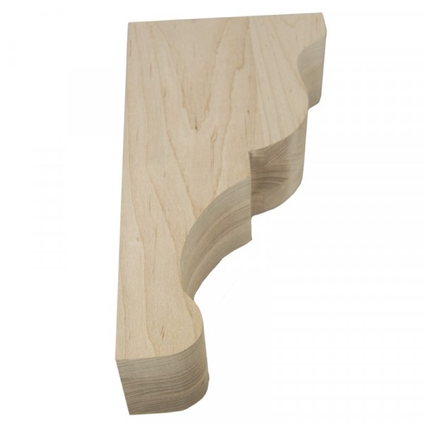 Lexington Bar Bracket Wood Corbel - 6.56x3x12.75 - Maple with Corbel Mounting System