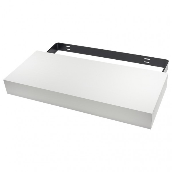 Classic Floating Shelf Systems - 40x10x3.25 - MDF/White