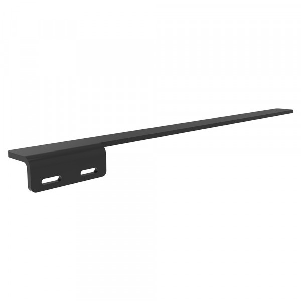 Harmony Countertop Support Bracket - Black - 24x1.50x2 - Single - Left