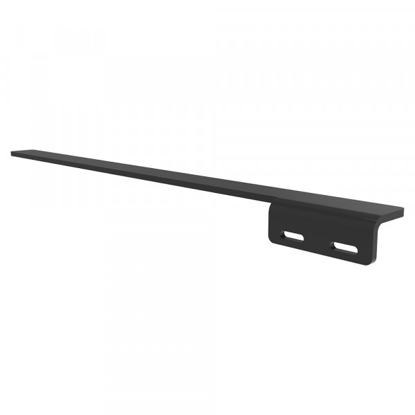 Harmony Countertop Support Bracket - Black -24x1.50x2 - Single - Right