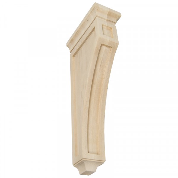 Mission Wood Corbel -  6x3x14 - Maple with Corbel Mounting System 
