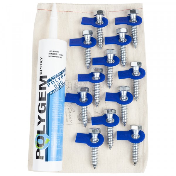 Standard Brace Fastener Kit - 2.50x0.50x0.25 - Zinc