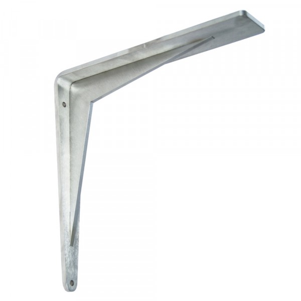 Chevron Countertop Support Bracket - 10x2x10 - Stainless Steel
