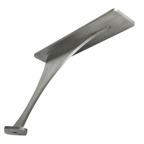 Foremont Counter Mounted Support - 10x2x6 - Brushed Stainless