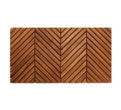 Arbor Teak Wood Shower Mat