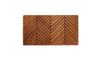 Arbor Teak Wood Shower Mat