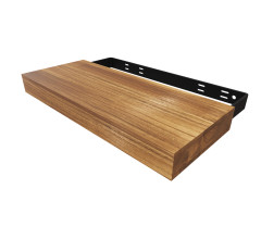 Teak Floating Shelf