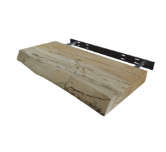 Sycamore Live Edge Floating Shelf