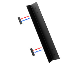 Magnetic ADA Modesty Panel Attachment Kit