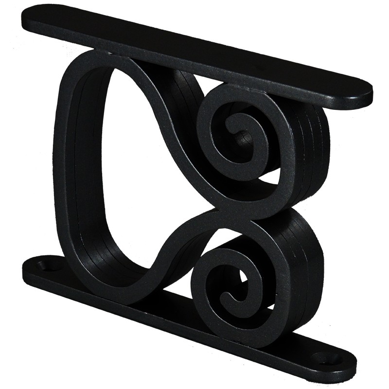 Danube Swirl Elevated Counter Top Post Supports Danube Swirl Elevated Counter Top Post Supports