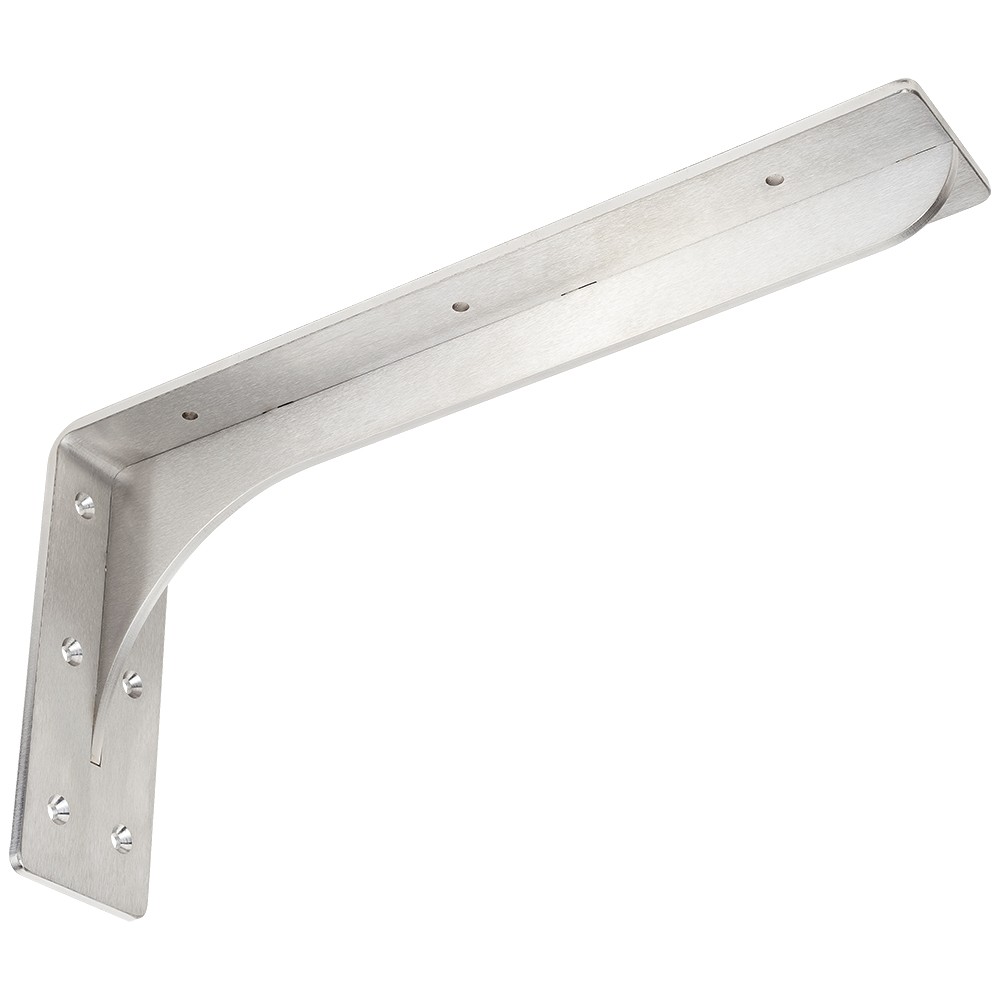 Georgian Wall Mounted Bench Support - 14x3x7 - Stainless