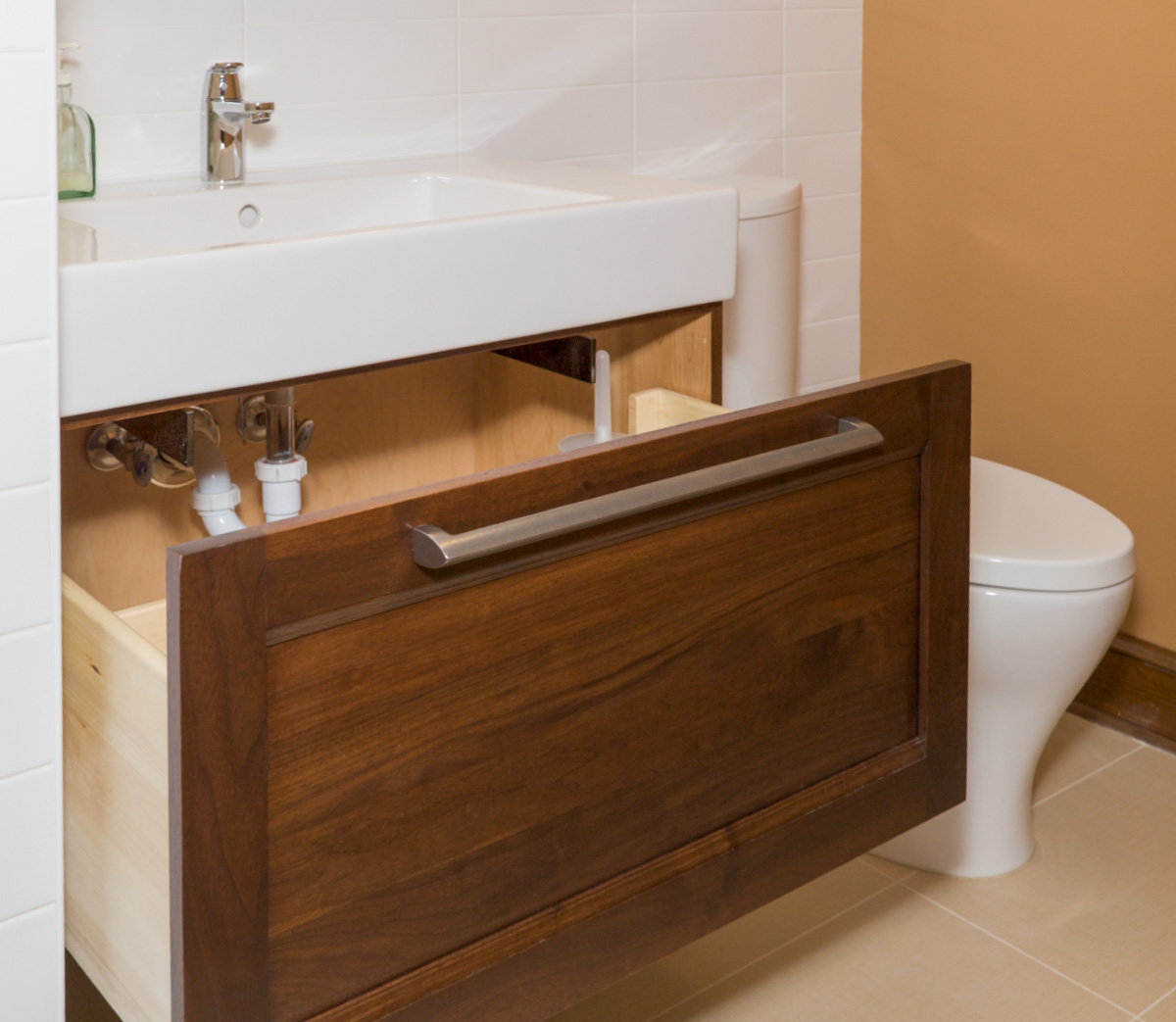 Floating Vanity Mounting Systems in Bathrooms Federal Brace