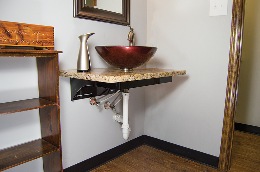 Floating Vanity Mounting Systems in Bathrooms Federal Brace