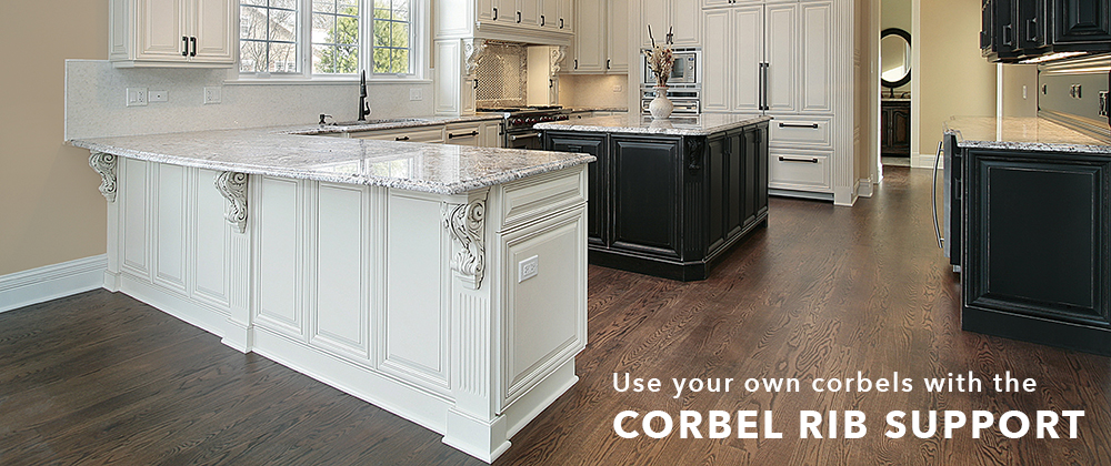 Use your own Corbels with the Corbel Rib Support
