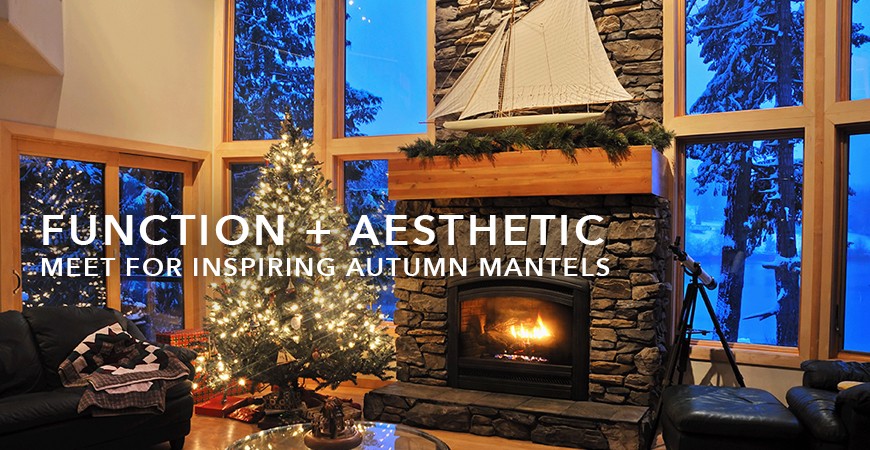 Function + Aesthetic Meet for Inspiring Autumn Mantels