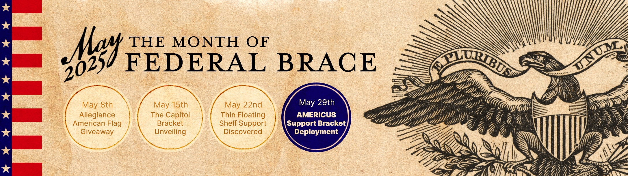 Month of Federal Brace - May 29 - AMERICUS