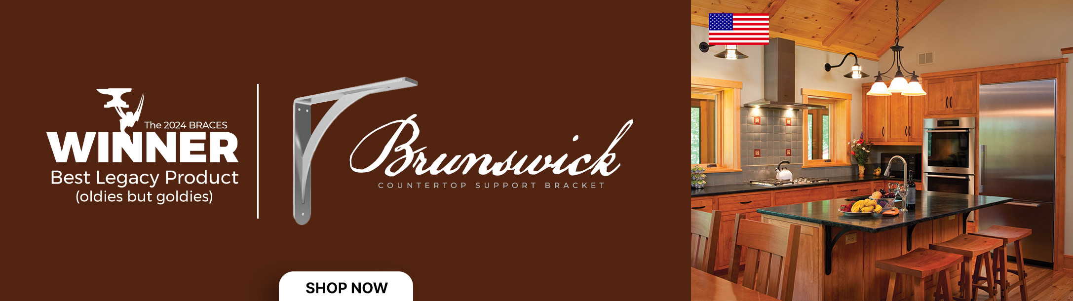 Brunswick Counter Support Bracket
