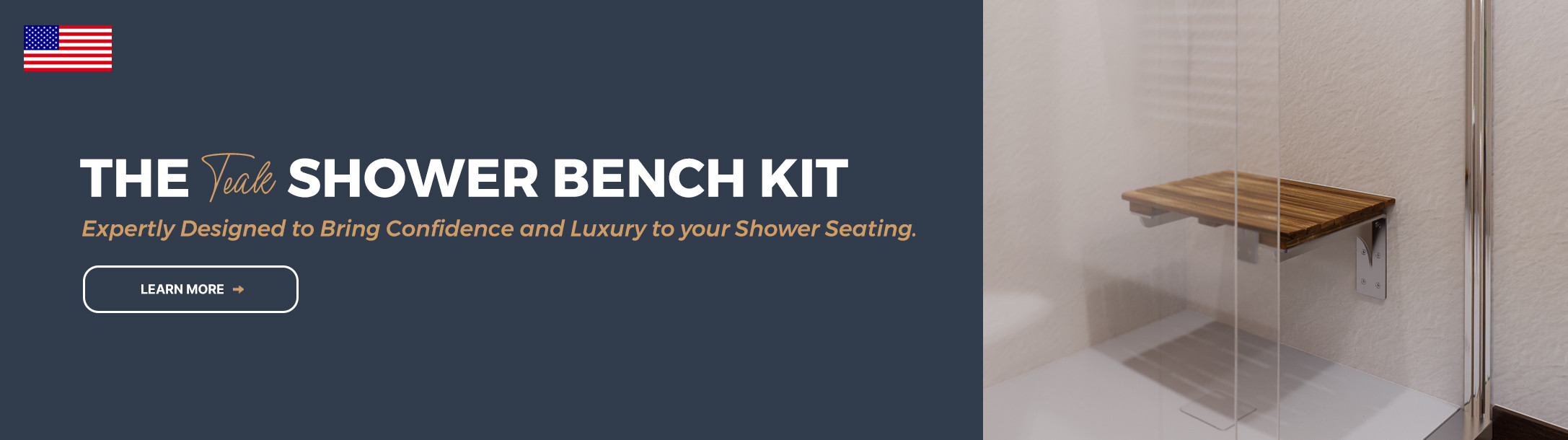 Teak Shower Bench - 2025